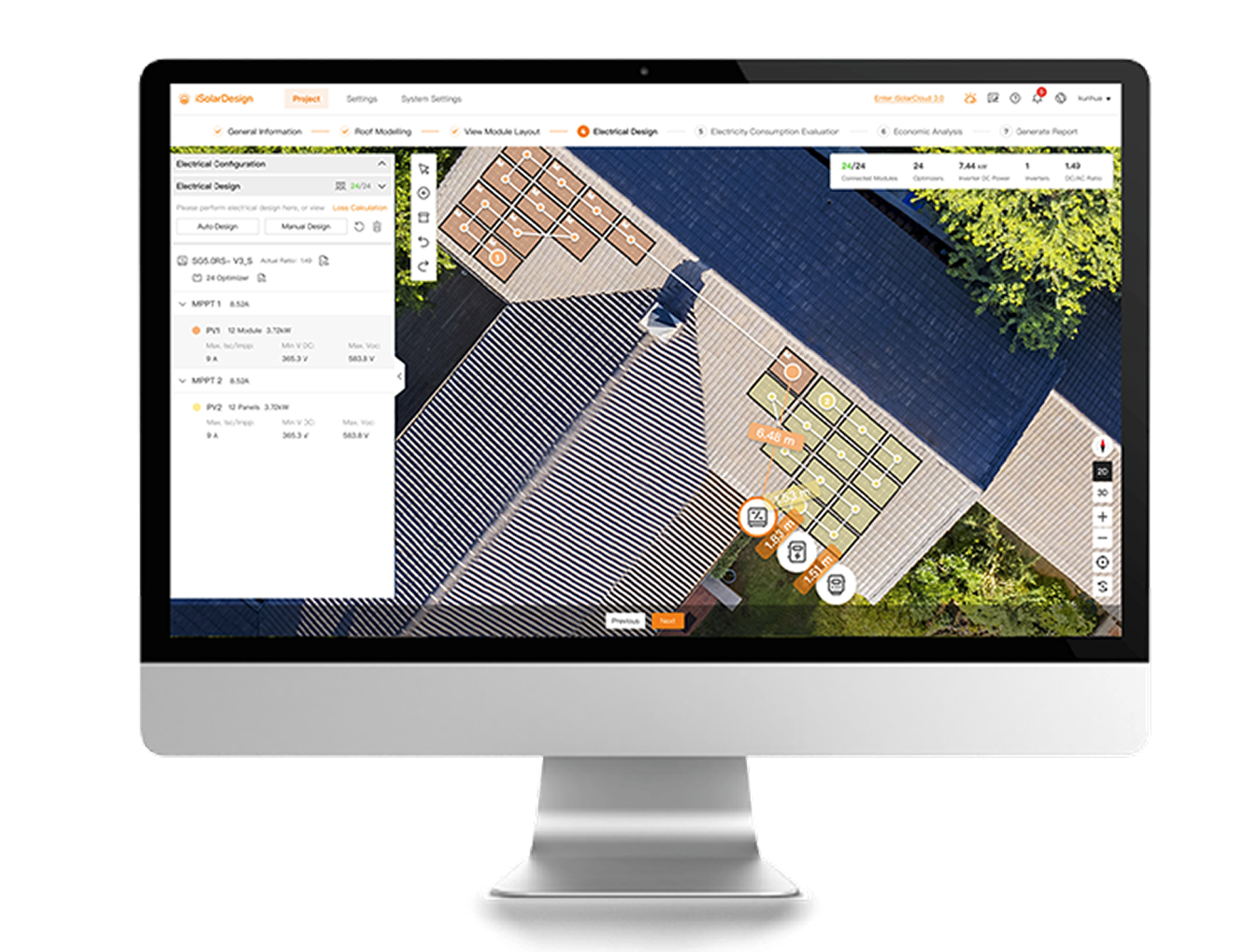 Solar design and planning software platform preview